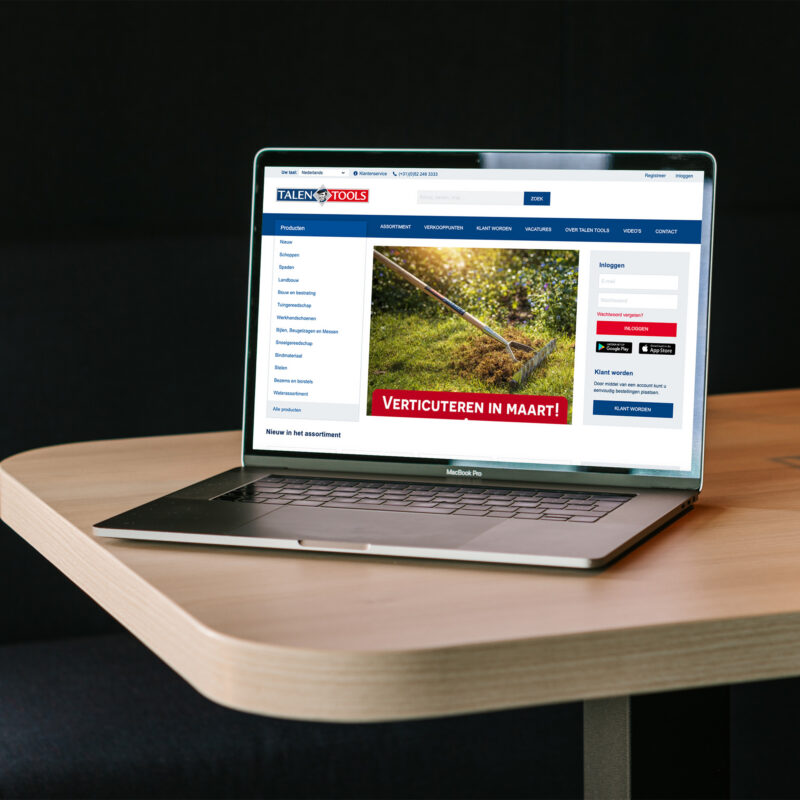 Homepagia Magento B2B-webshop - Gaaf digital agency