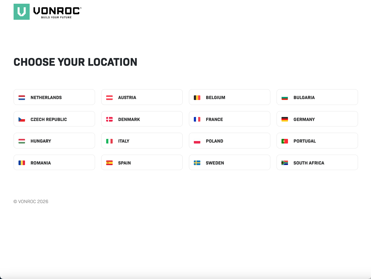 Vonroc.com multilanguage Magento Webshop - Gaaf digital agency